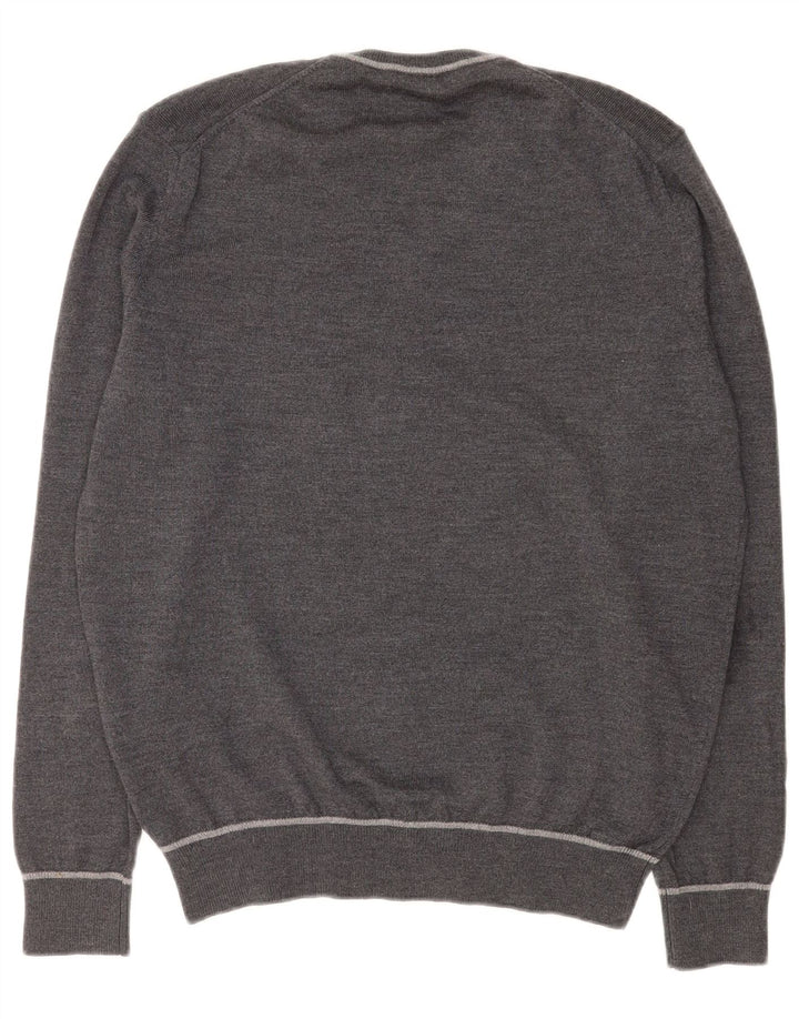 Marina Yachting, veliki sivi vuneni džemper s V-izrezom