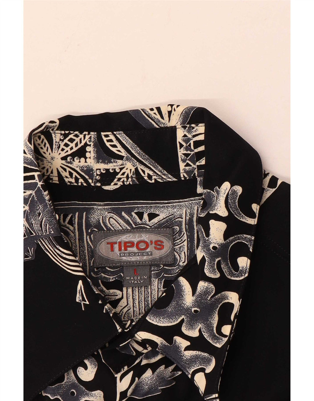 Tipo' S muška majica kratkih rukava velika crna geometrijska