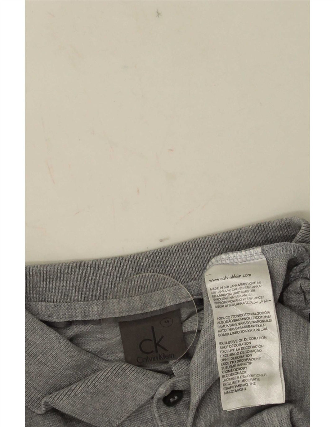 Calvin Klein muška polo majica srednje sivi pamuk