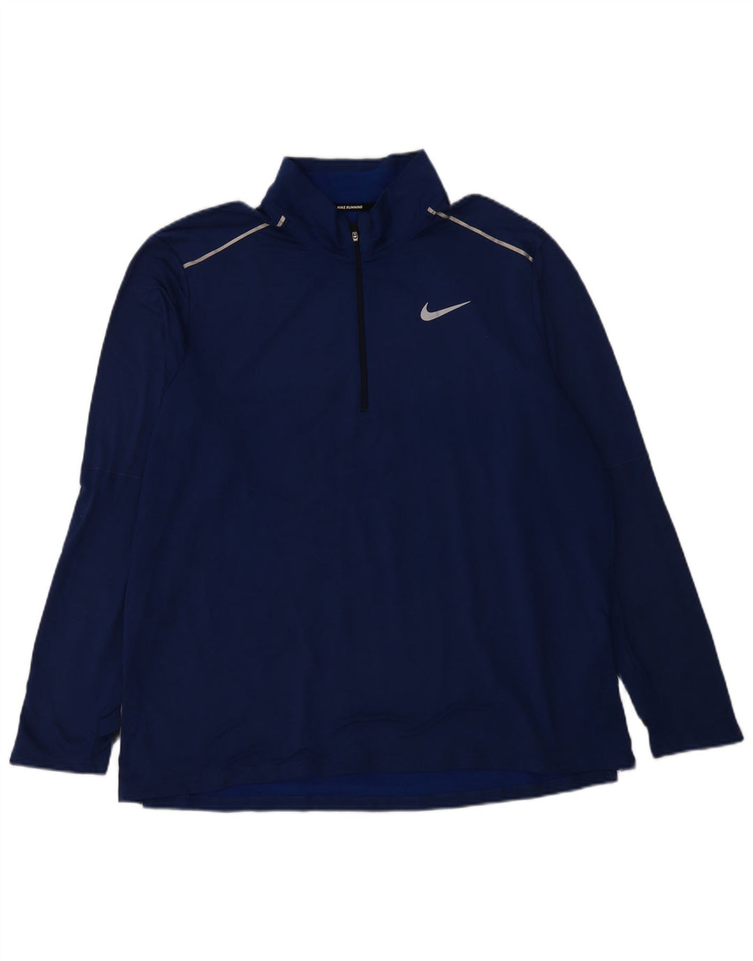 NIKE Muška trenirka Dri Fit Zip Neck Top 2XL plavi poliester