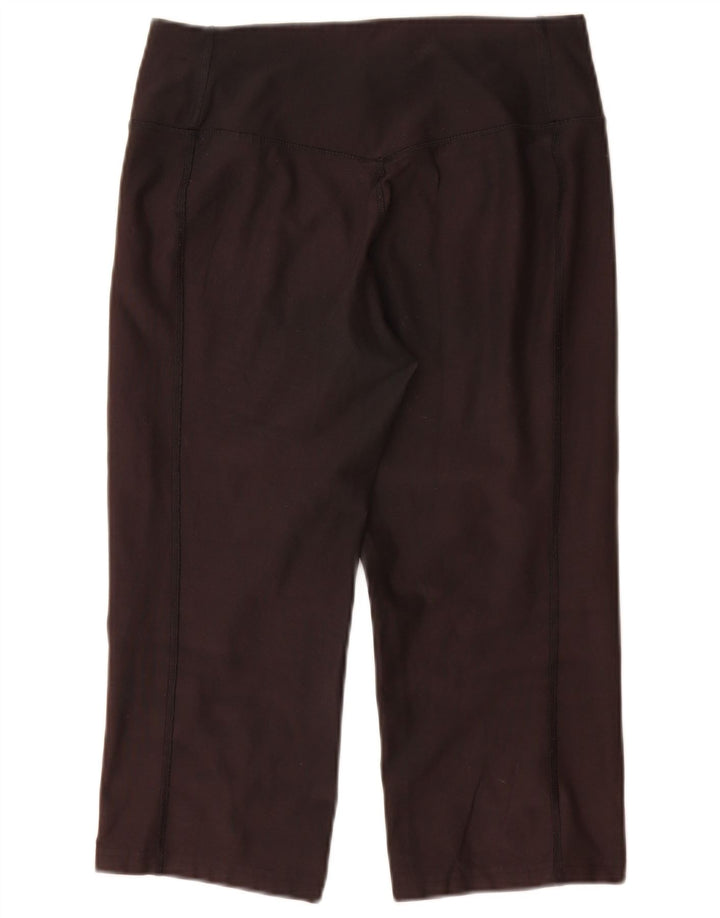 Nike Ženske Dri Fit Capri Leggings UK 12 Srednje crni poliester