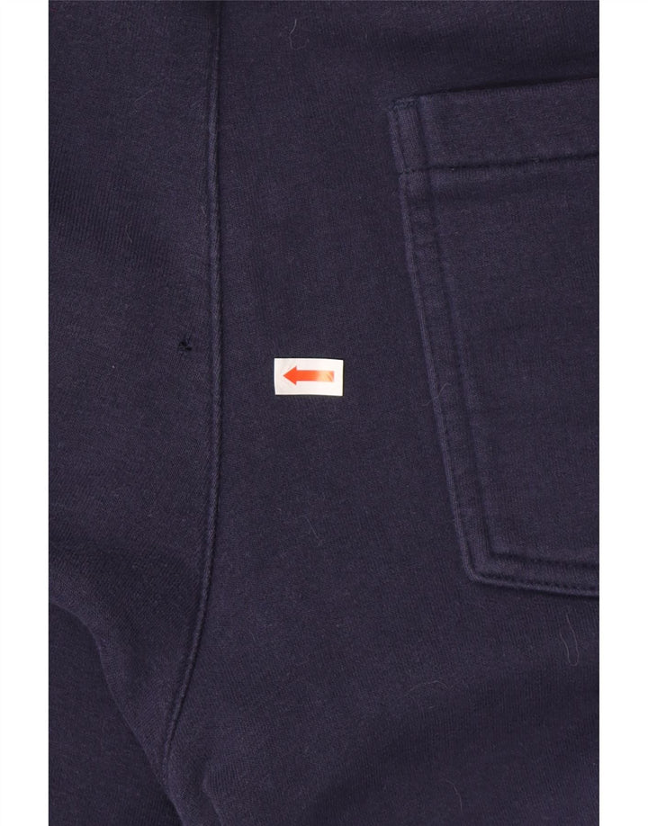 HUMMEL Mens Graphic Tracksuit Trousers Small  Navy Blue Cotton Vintage Hummel and Second-Hand Hummel from Messina Hembry 