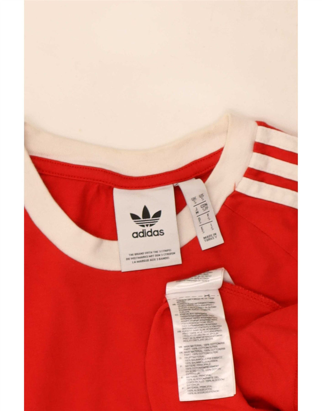 Adidas muška majica kratkih rukava mala crvena pamuk