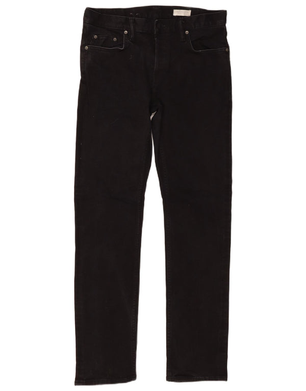 ALL SAINTS Muške uske traperice REED W30 L31 crni pamuk