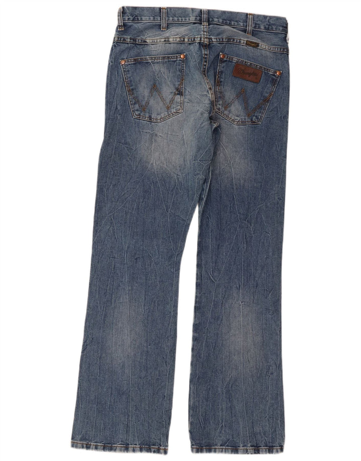 Wrangler muške traperice Dayton Bootcut W32 L32 plavi pamuk