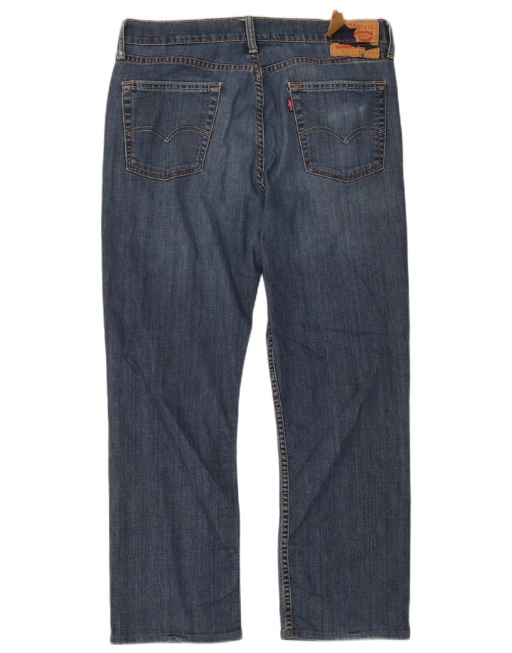 Levi's muške 514 ravne traperice W34 L32 plavi pamuk
