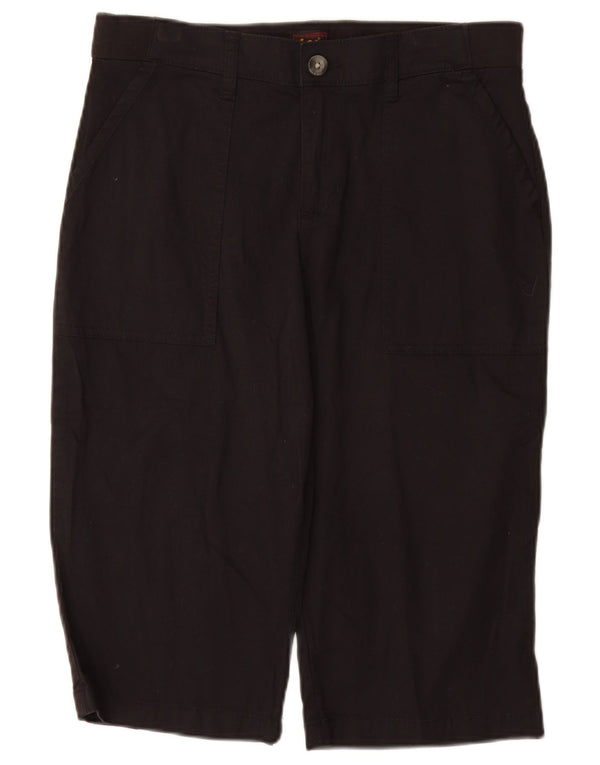 Ležerne ženske kratke hlače LEE US 10 Large W30, crni pamuk