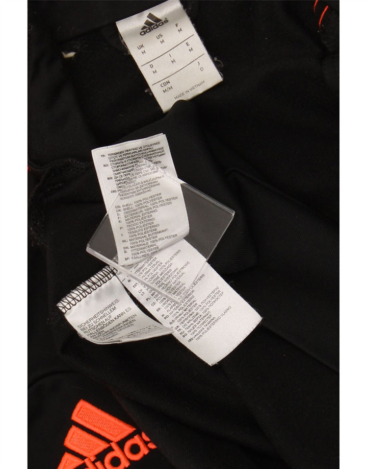 ADIDAS muška gornja jakna trenirke srednje crne boje od poliestera