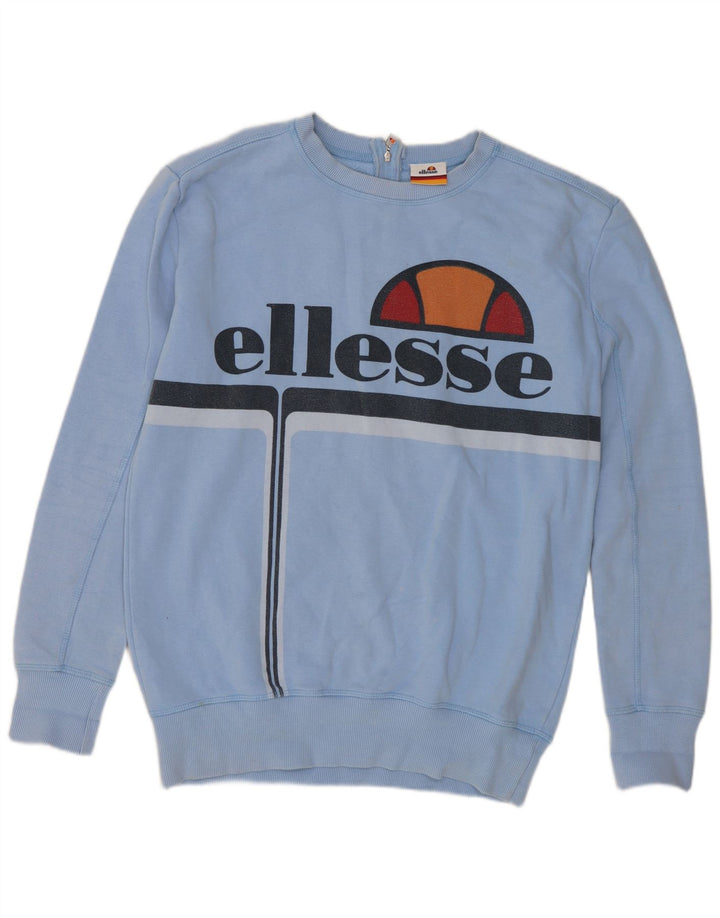 Ellesse Ženska prekomjerna trenirka s grafičkim motivima UK 10 Small Blue Cotton