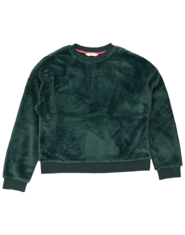 Marks & Spencer Ženska prekomjerna majica s kratkim rukavima UK 10 Small Green