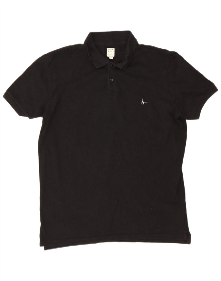 Jack Wills muška polo majica velika crna pamučna