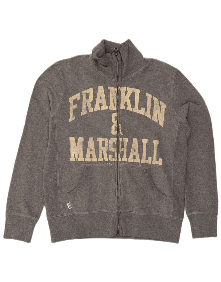 Mala siva pamučna muška trenirka s grafičkim motivima Franklin & Marshall