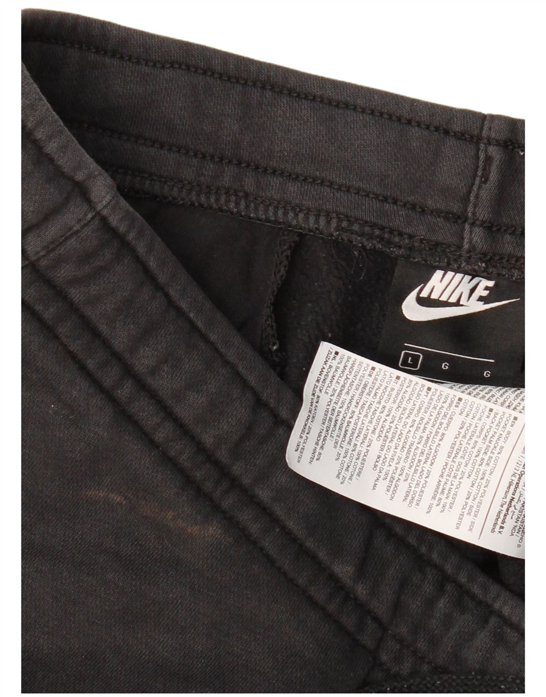 NIKE Muška trenirka Hlače Joggers Large Black Pamuk
