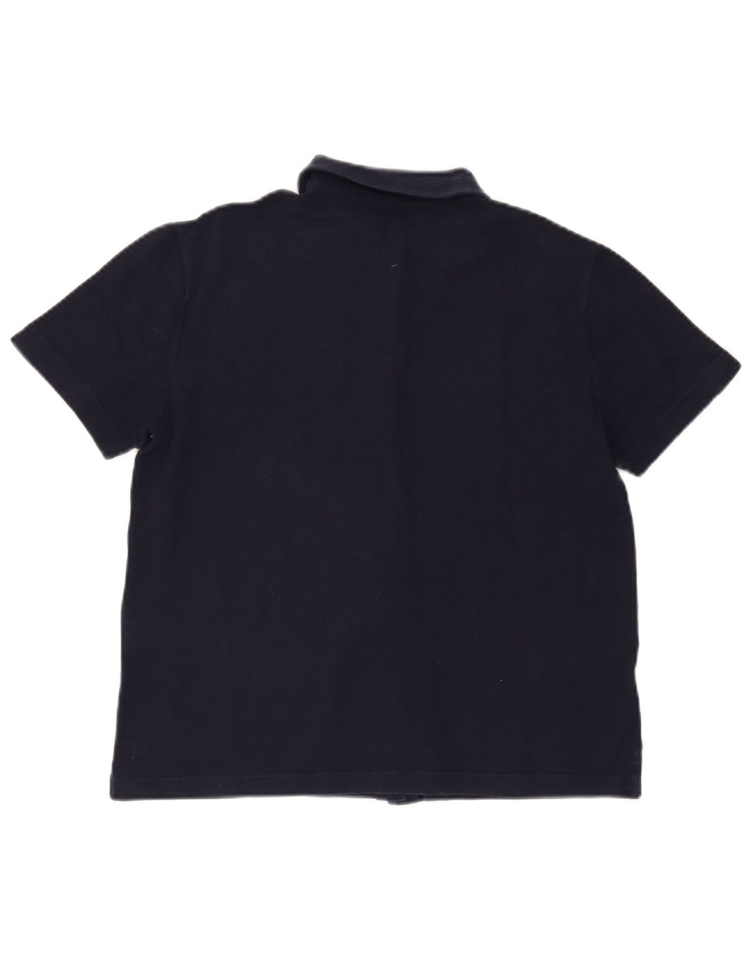 FRED PERRY Ženska košulja kratkih rukava UK 18 XL tamnoplavi pamuk