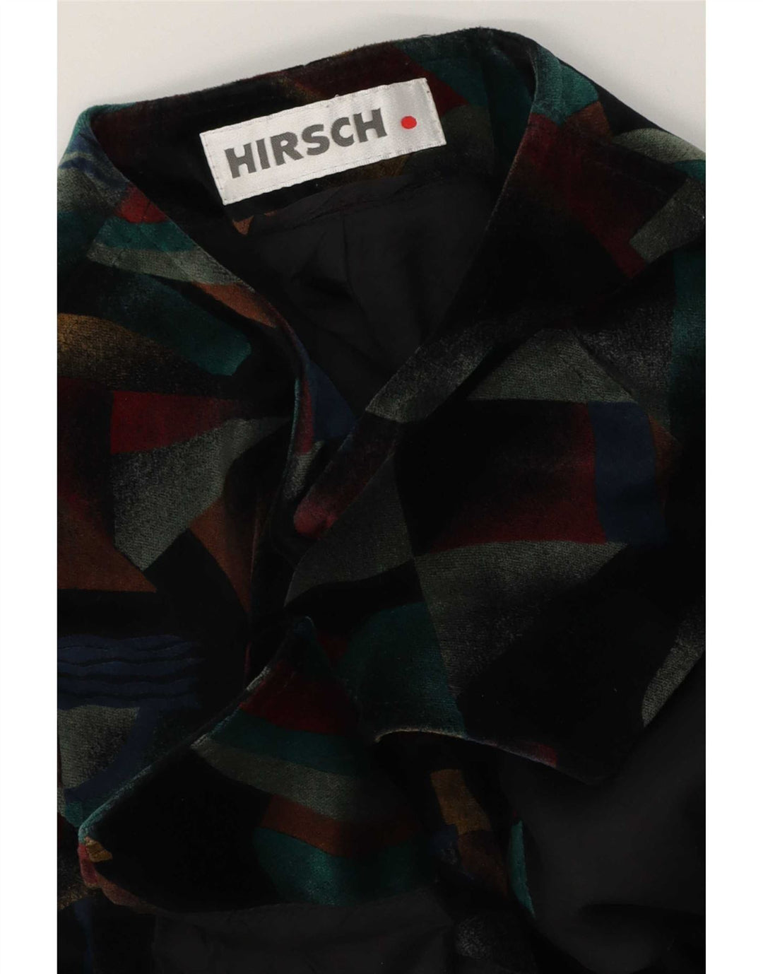 Ženska bolero jakna Hirsch s 5 gumba UK 12 srednje raznobojne geometrije