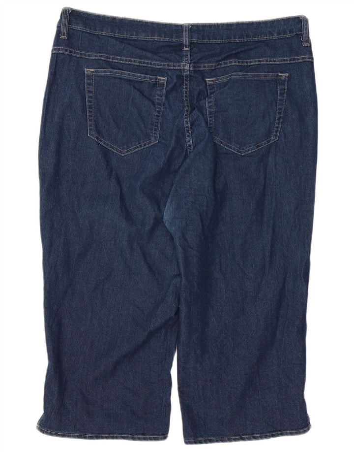 LEE ženske kapri traperice Riders W38 L19 tamnoplave