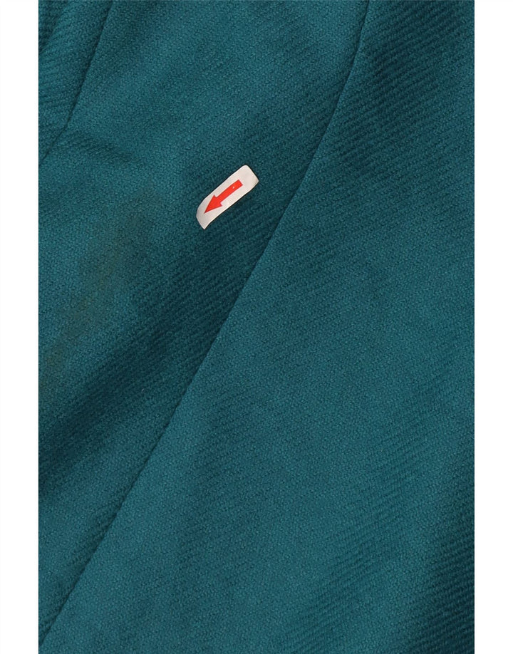 Luisa Spagnoli Ženska jakna sako s 1 gumbom UK 20 2XL Plava vuna