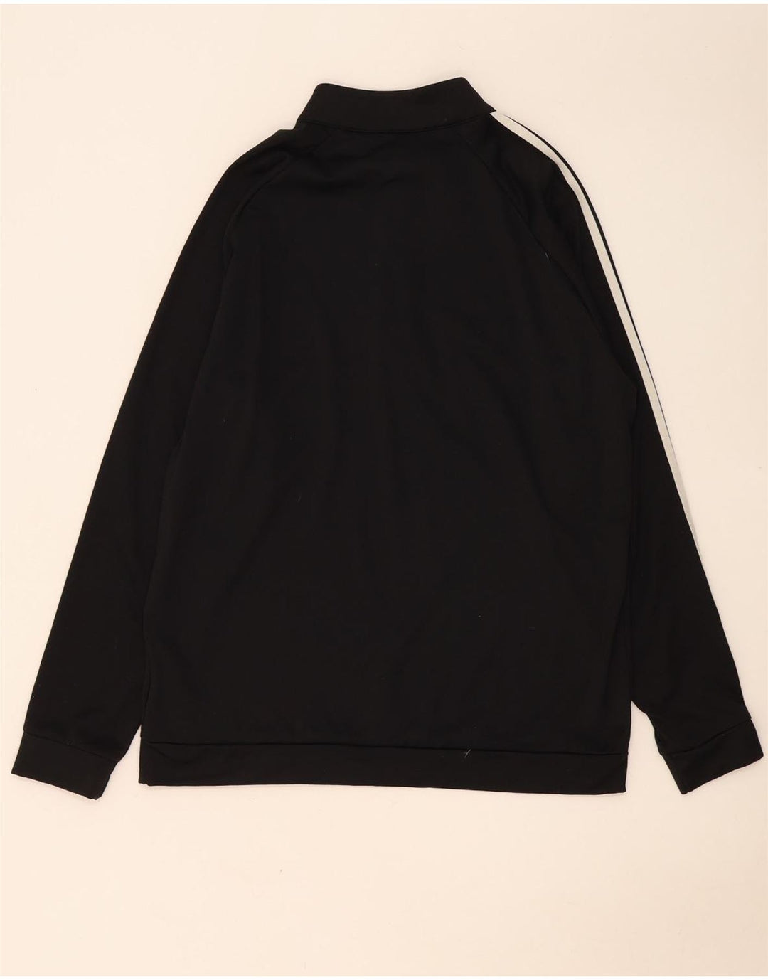 Adidas muška majica s izrezom s patentnim zatvaračem Veliki crni poliester
