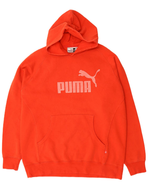 Puma muška majica s kapuljačom s grafičkim motivima 2XL, narančasti pamuk