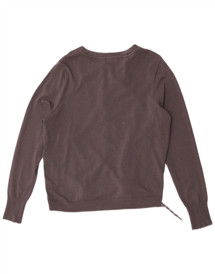 MINT VELVET Ženska gornja jakna trenirke UK 12 Srednje siva svila