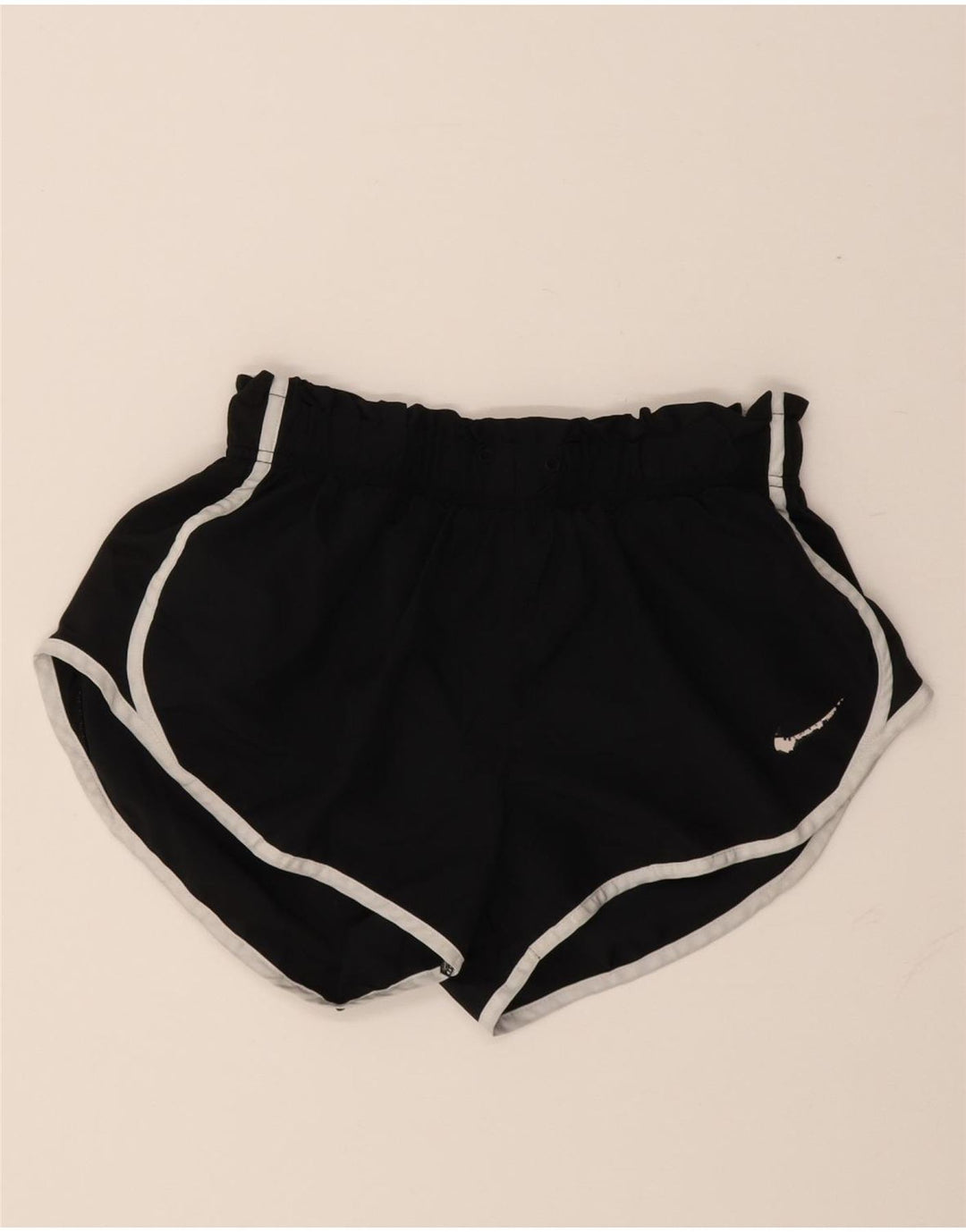 Nike ženske kratke sportske hlače Dri Fit UK 14 srednje crne boje od poliestera