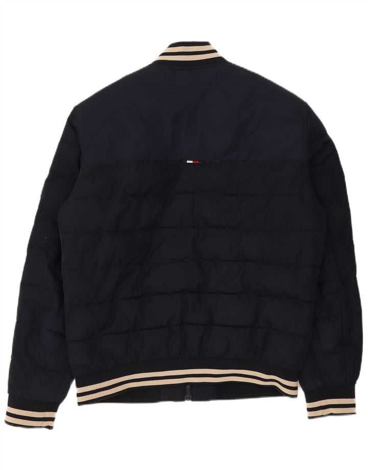 Tommy Hilfiger muška podstavljena jakna UK 38 srednje tamnoplavi poliester