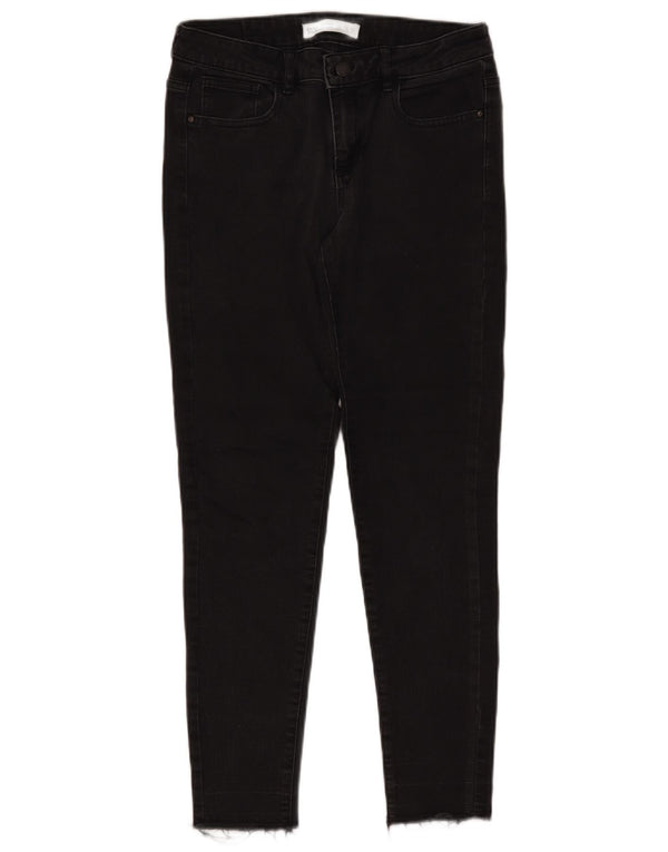 ZARA ženske uske traperice EU 38 male W28 L26 crni pamuk