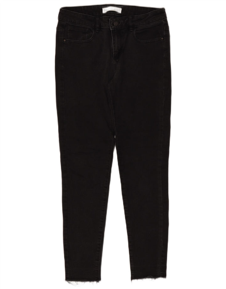 ZARA ženske uske traperice EU 38 male W28 L26 crni pamuk