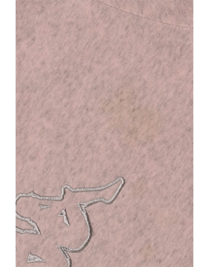 KAPPA Ženska prevelika majica s kapuljačom s kapuljačom UK 10 Small Pink Colourblock