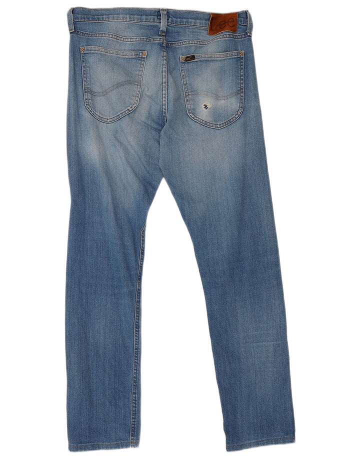Lee Mens Luke Straight Jeans W31 L29 Plavi pamuk