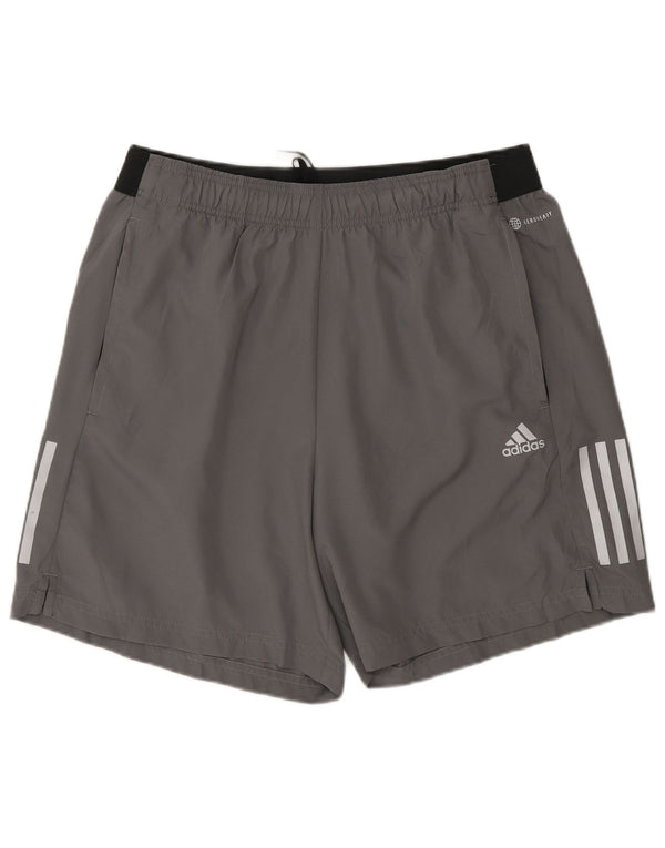 Adidas muške Aeroready sportske kratke hlače veliki sivi poliester u boji