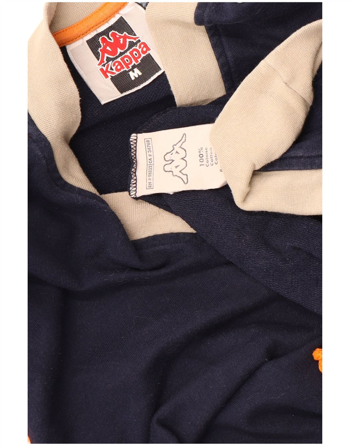 KAPPA muška majica dugih rukava srednje tamnoplave boje, pamuk