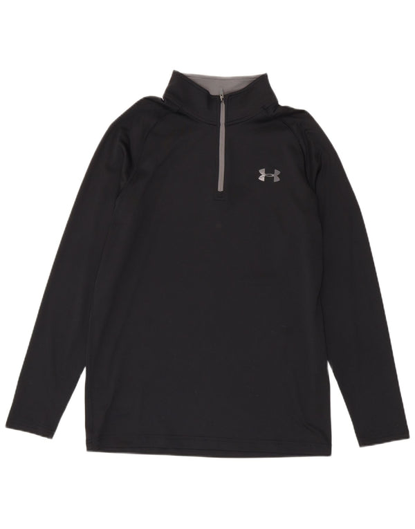 Under Armour Muška trenirka Heat Gear Zip Neck Pulover Gornji dio male crne
