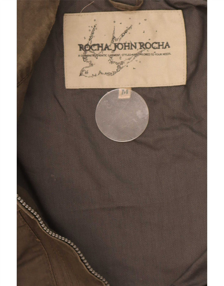 John Rocha muška pomoćna jakna UK 38, srednji kaki pamuk
