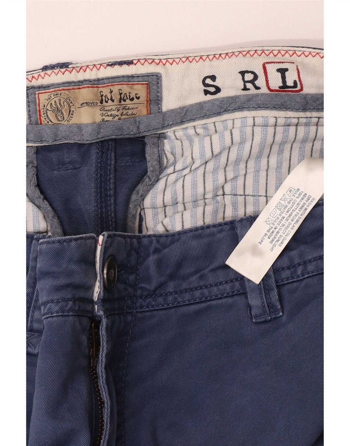 Fat Face Mens Regular Chino hlače Large W36 L33 Plavi pamuk