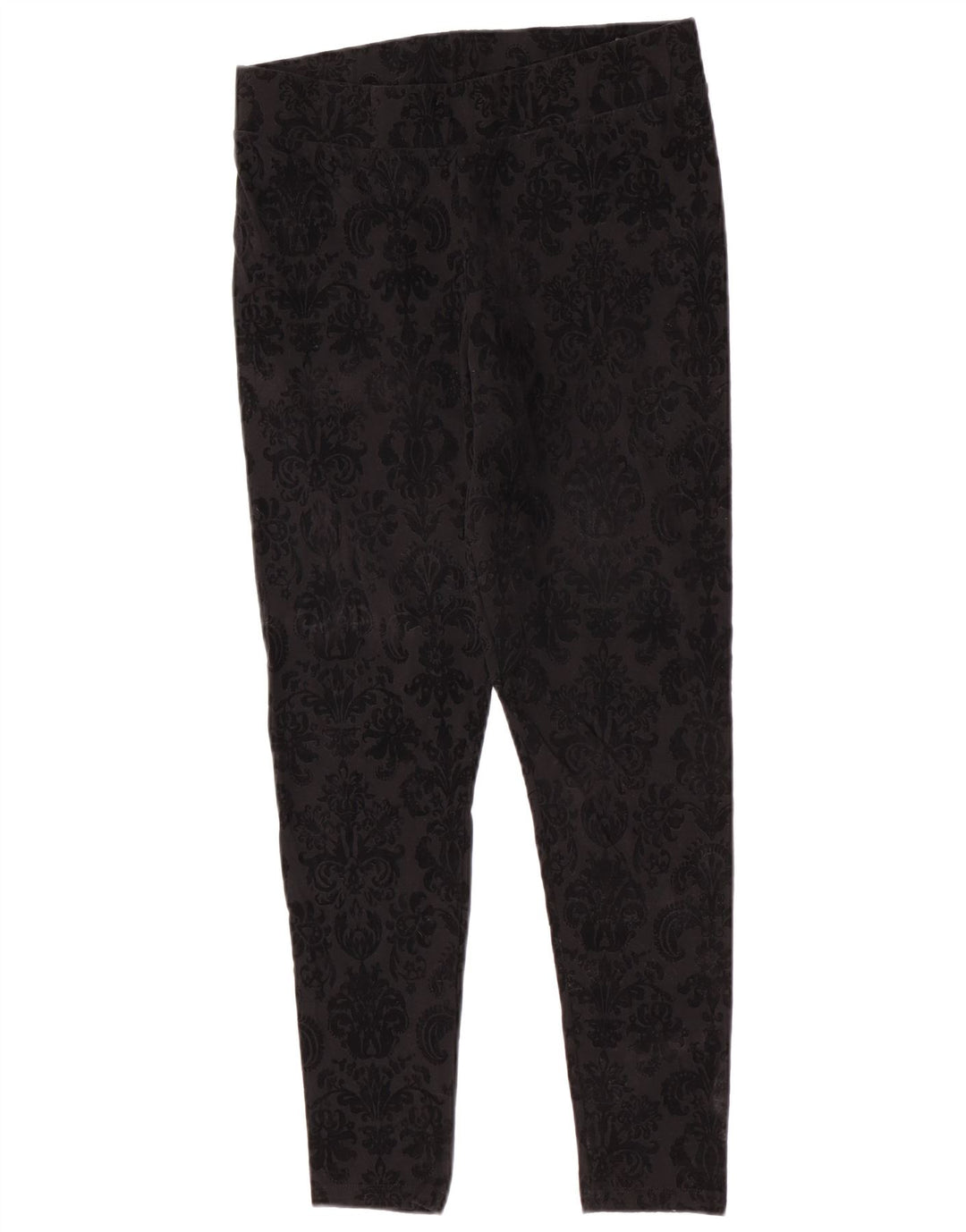 Ženske tajice Marks & Spencer UK 14 Srednje crne Paisley boje