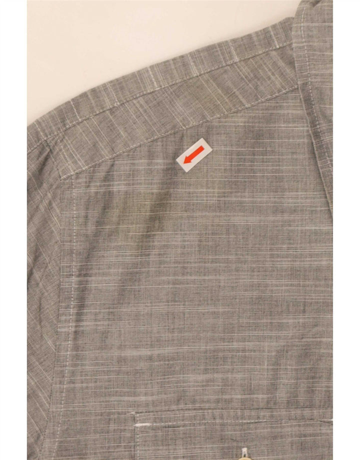 Quiksilver muška košulja XL sivi pamuk na pruge