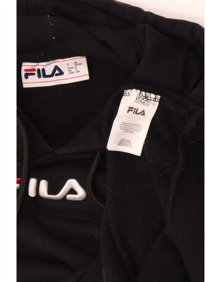Fila muška majica s kapuljačom, mali crni pamuk