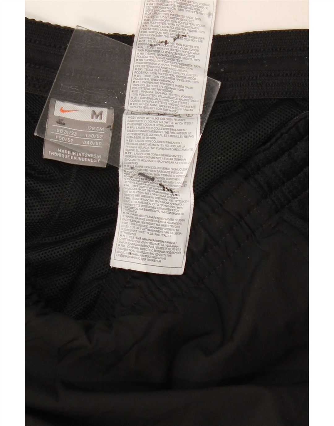 NIKE muške trenirke Hlače Joggers srednje crne boje poliester