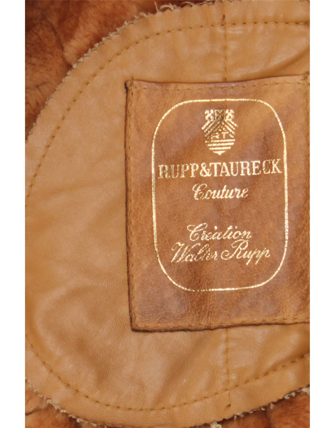 Rupp & Taureck Couture ženska jakna s ovčicama UK 14 srednje smeđa