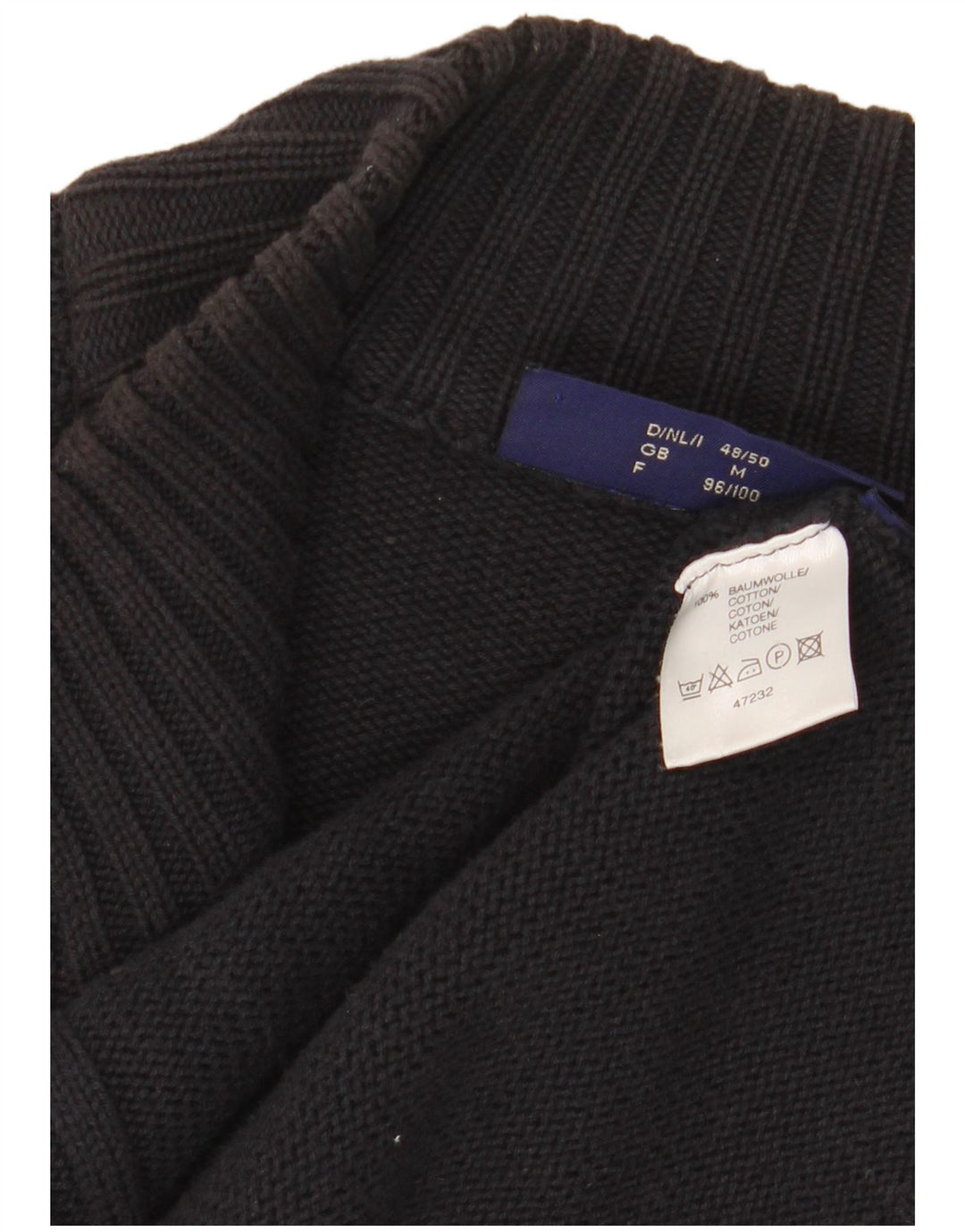 COTTON REPUBLIC Muški kardigan pulover Srednji tamnoplavi pamuk