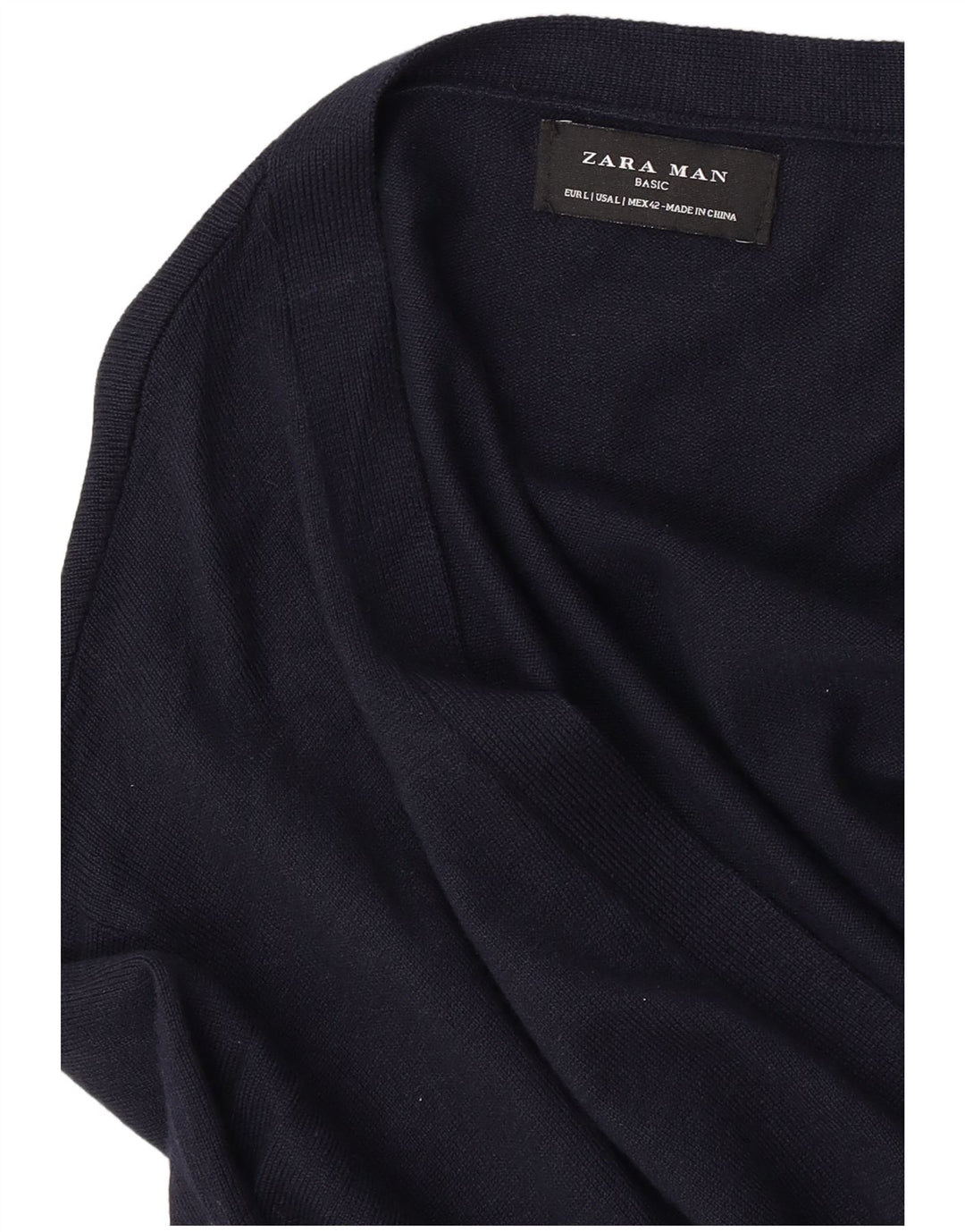 Zara muški kardigan pulover veliki tamnoplavi