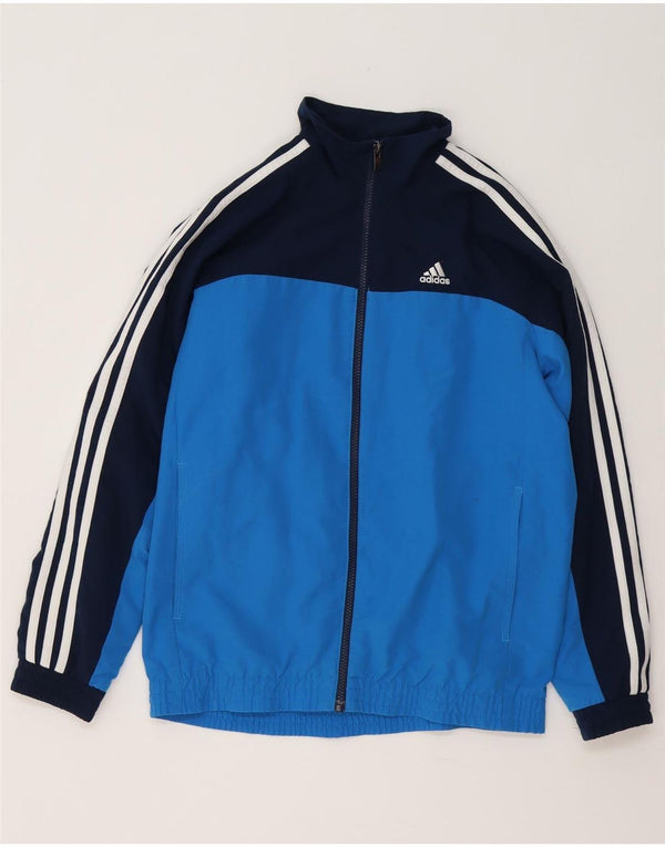 Adidas Boys Climalite Gornja jakna trenirke 13-14 godina plave boje