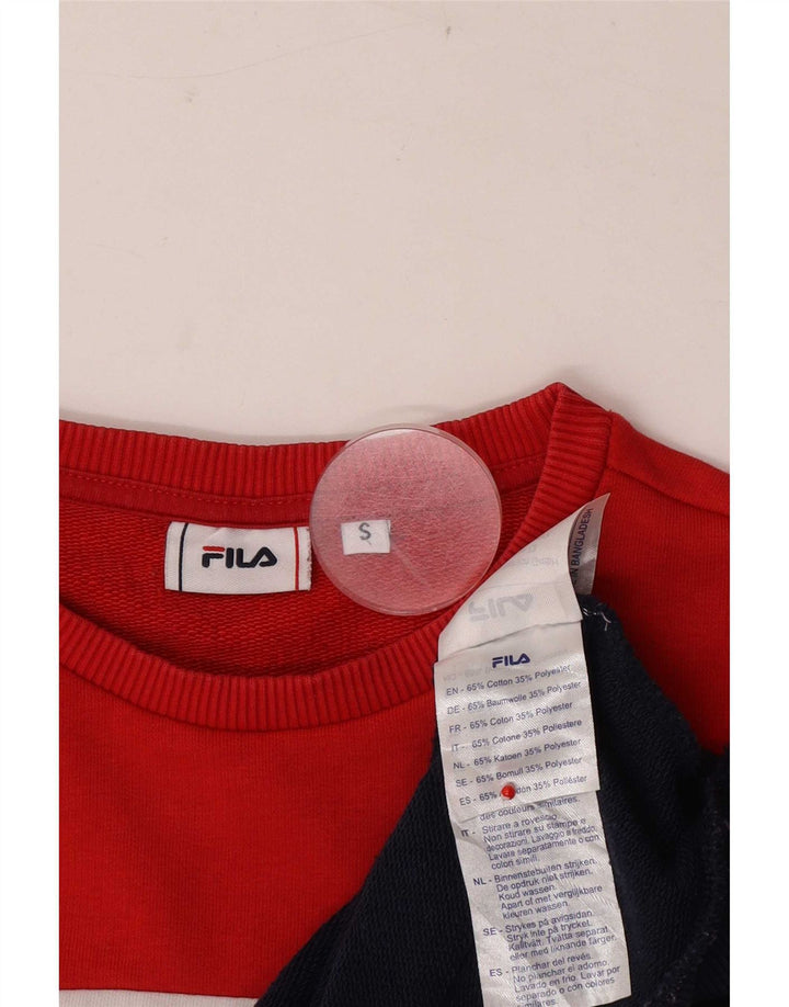 Fila Ženska majica s velikim motivom UK 10 Small Red Colourblock