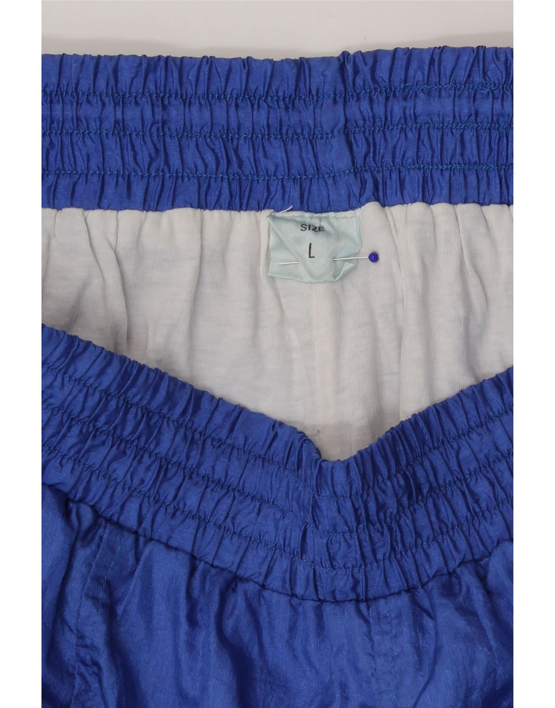 Vintage muške trenirke Hlače Joggers Veliki plavi poliamid