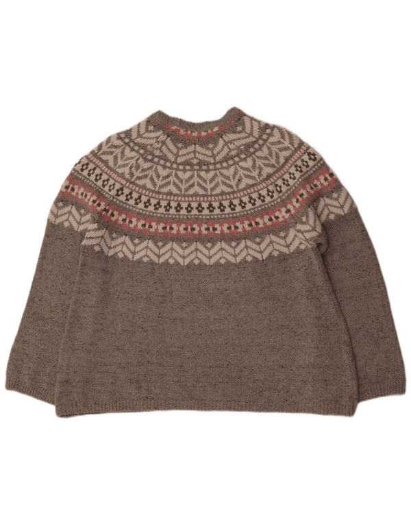 Marks & Spencer ženski džemper s okruglim izrezom UK 18 XL siva