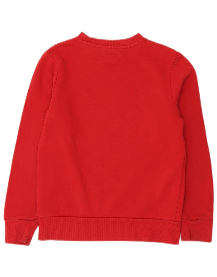 Converse Boys Graphic Sweatshirt Džemper 10-11 godina srednje crveni pamuk