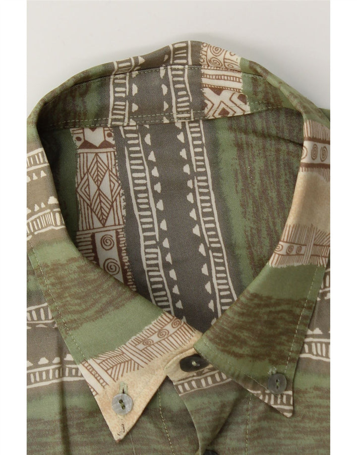 Vintage muška majica kratkih rukava na velike zelene pruge