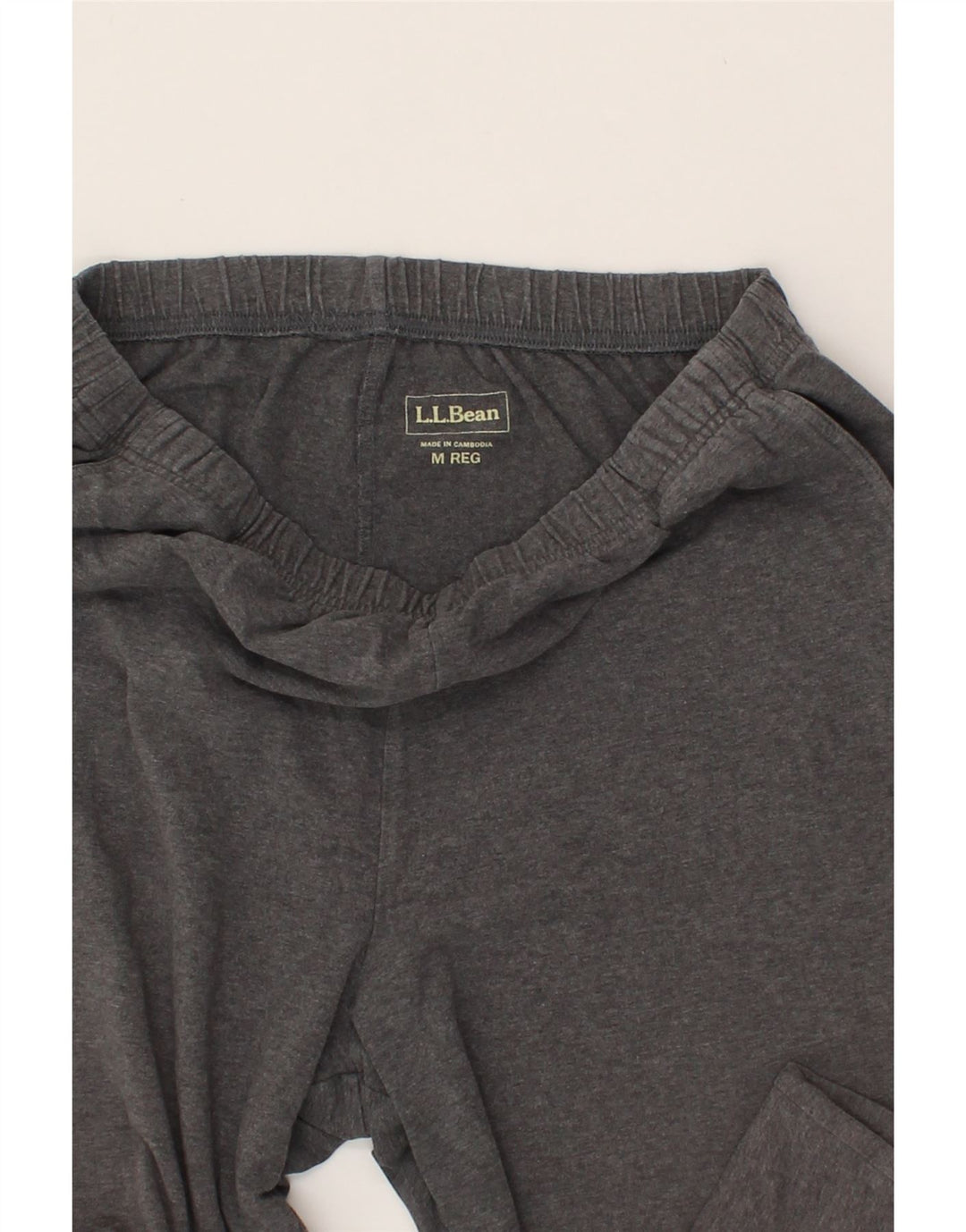 L.L.BEAN Womens Tracksuit Trousers UK 12 Medium  Grey Cotton Vintage L.L.Bean and Second-Hand L.L.Bean from Messina Hembry 