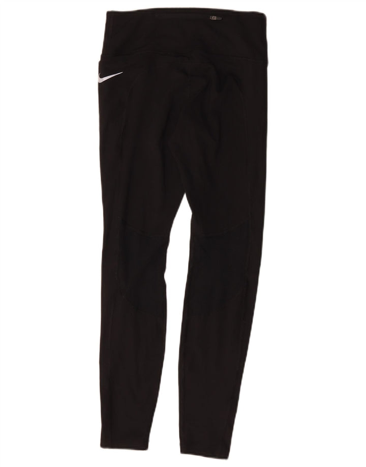 Nike Ženske Dri Fit Leggings UK 8 Male crne poliesterske